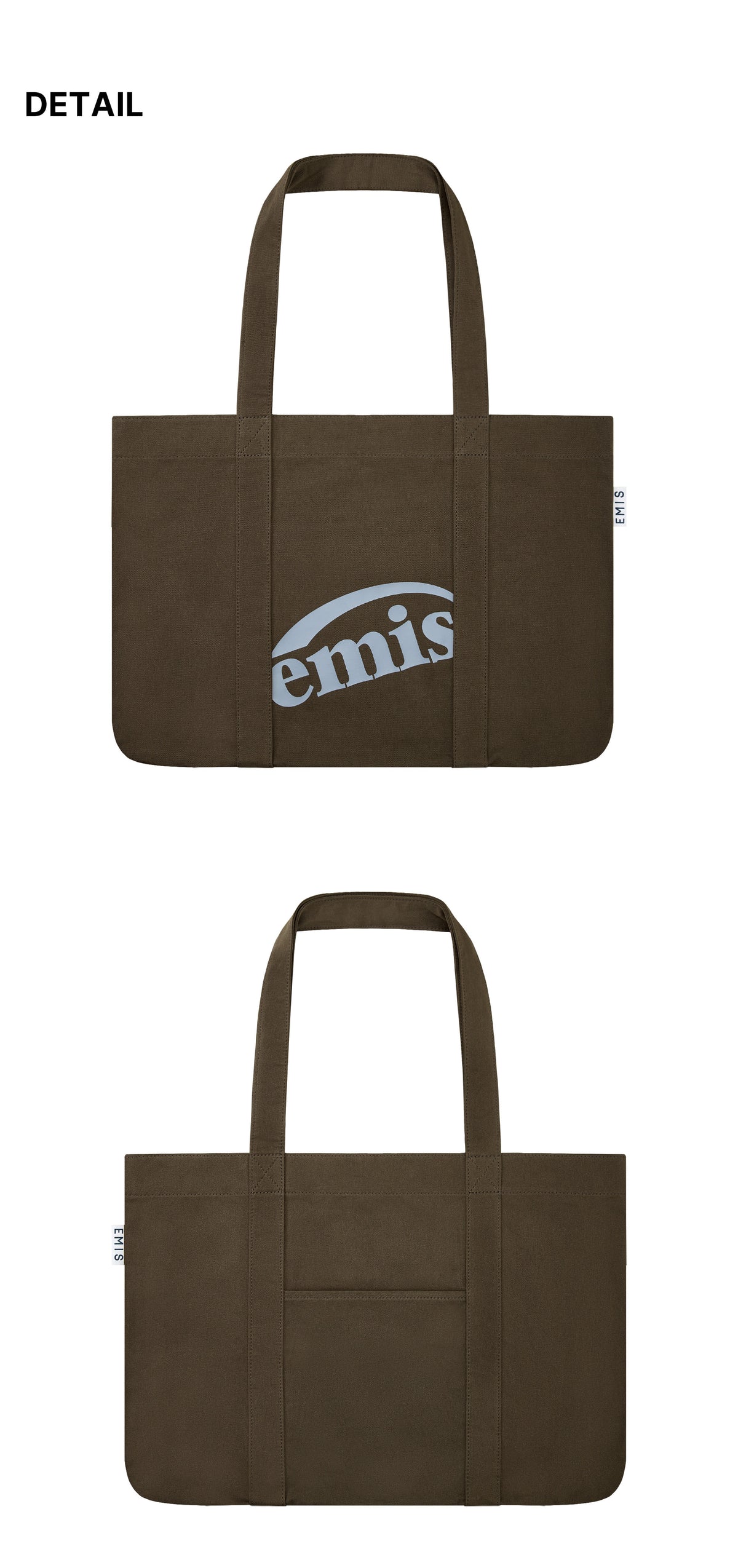 Emis Logo Palette Eco Bag-Brown