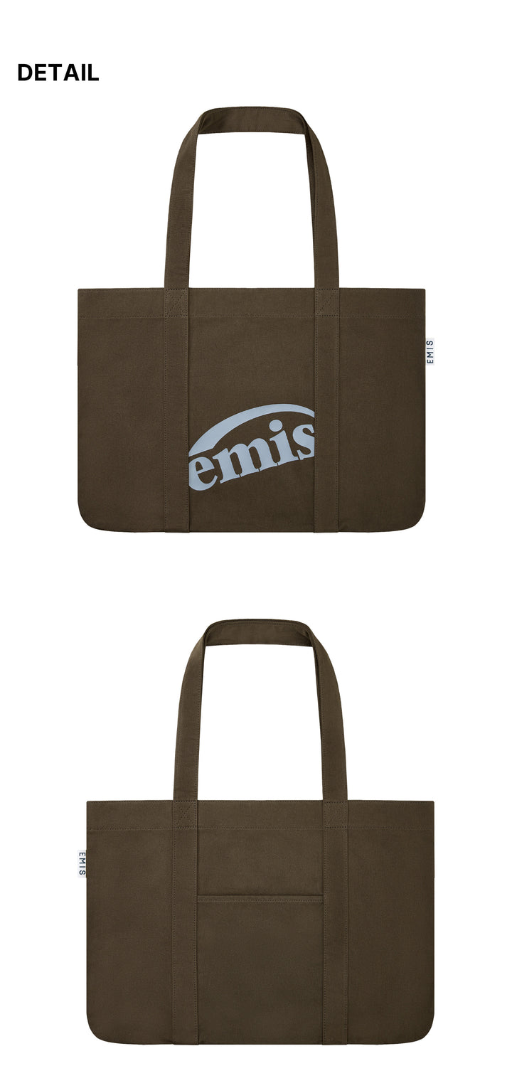 Emis Logo Palette Eco Bag-Brown