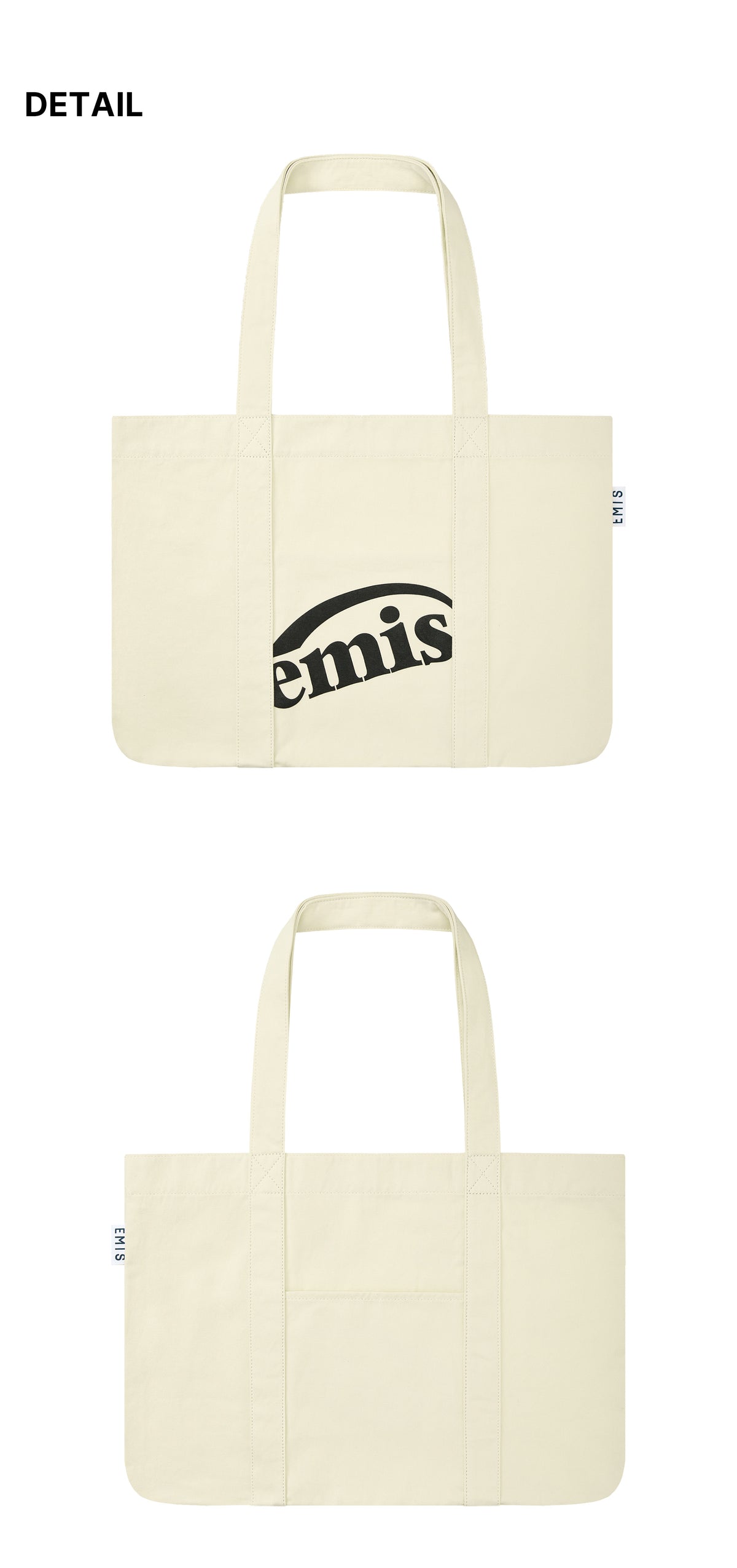 Emis Logo Palette Eco Bag-Ivory