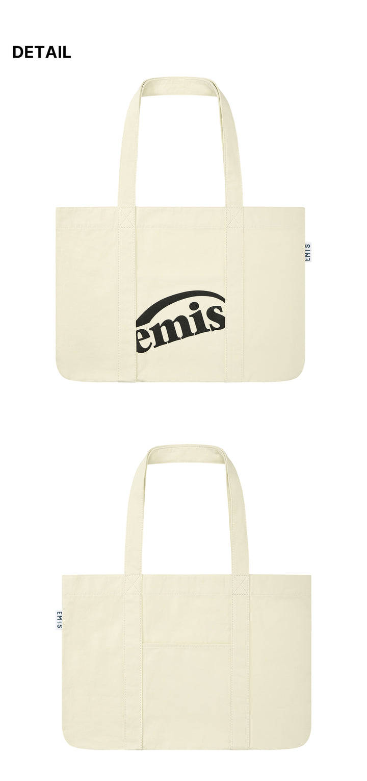 Emis Logo Palette Eco Bag-Ivory