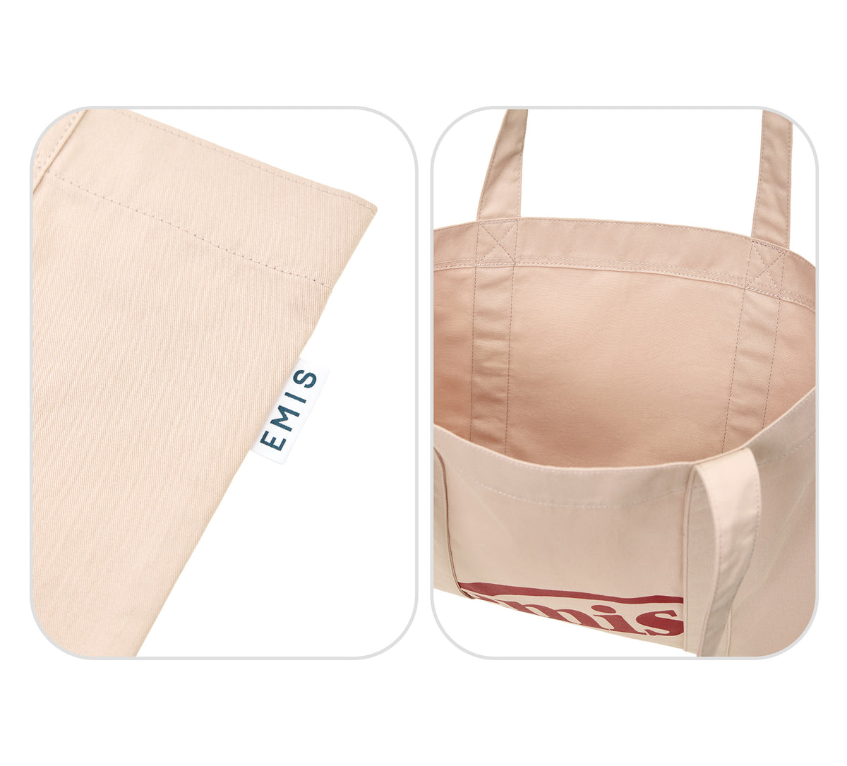 Emis Logo Palette Eco Bag-Pink