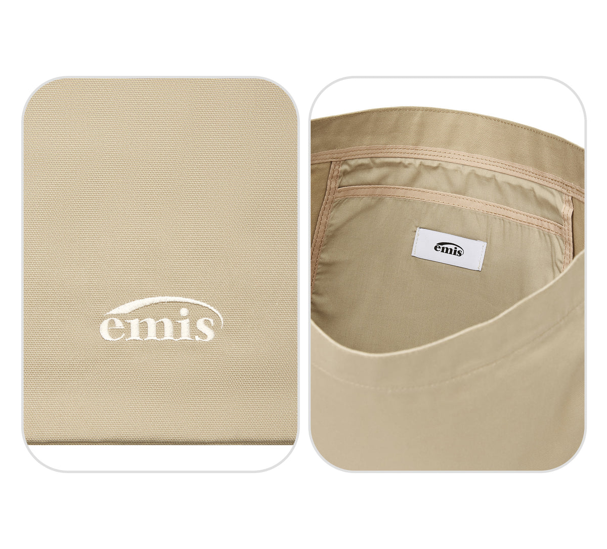 Emis Oxford Eco Bag-Beige