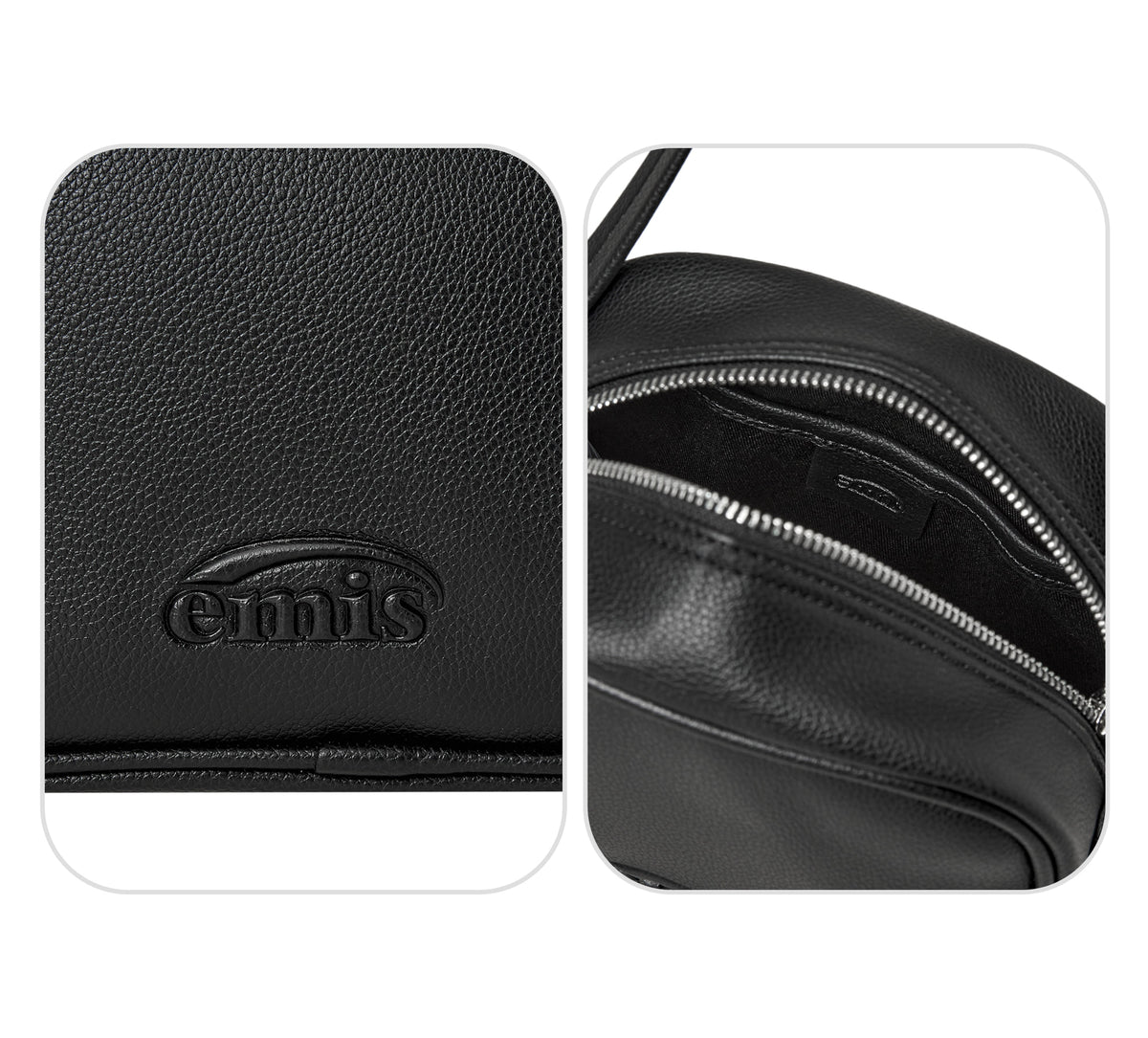 Emis Grain Camera Tote Bag-Black