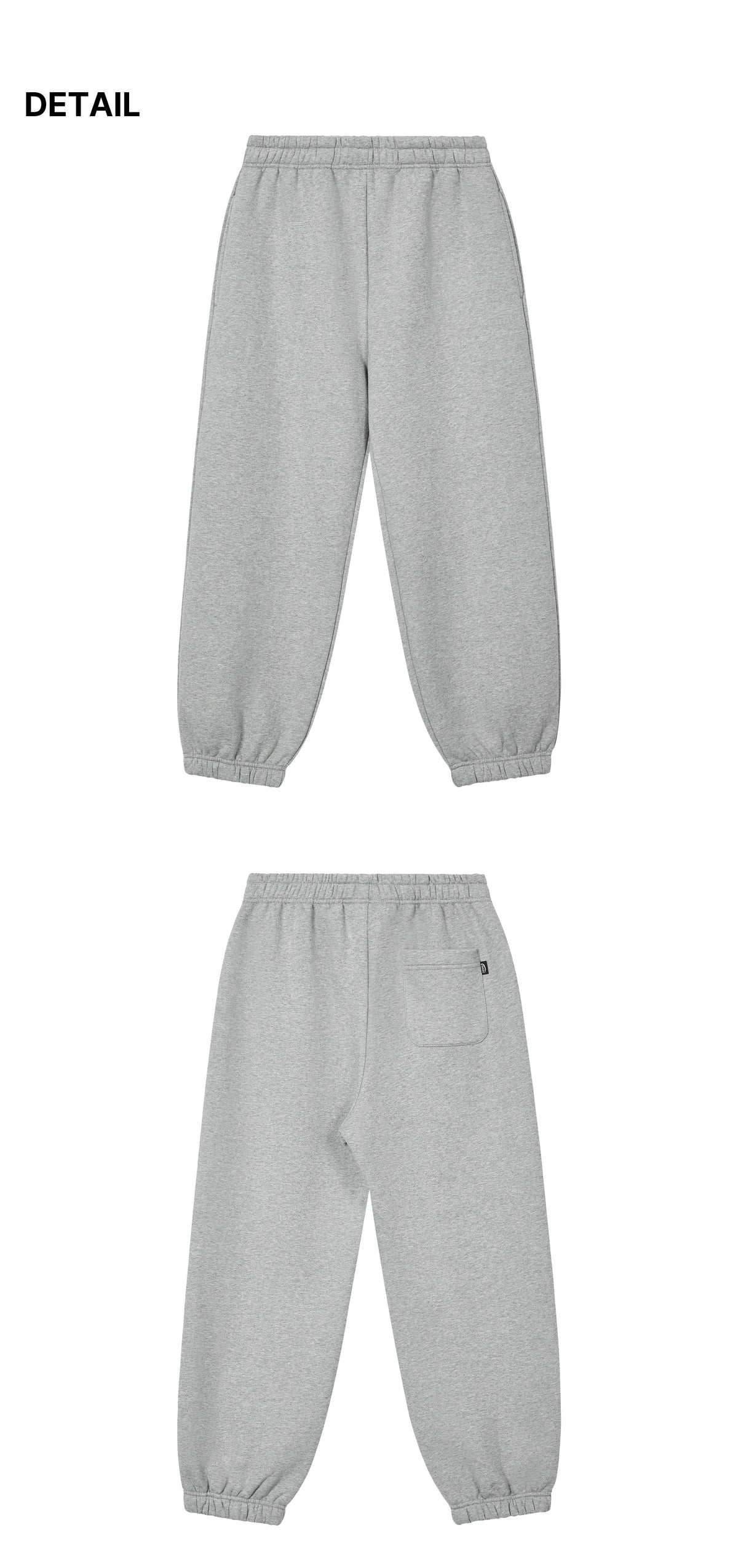 Emis Mono Logo Sweatpants-Gray