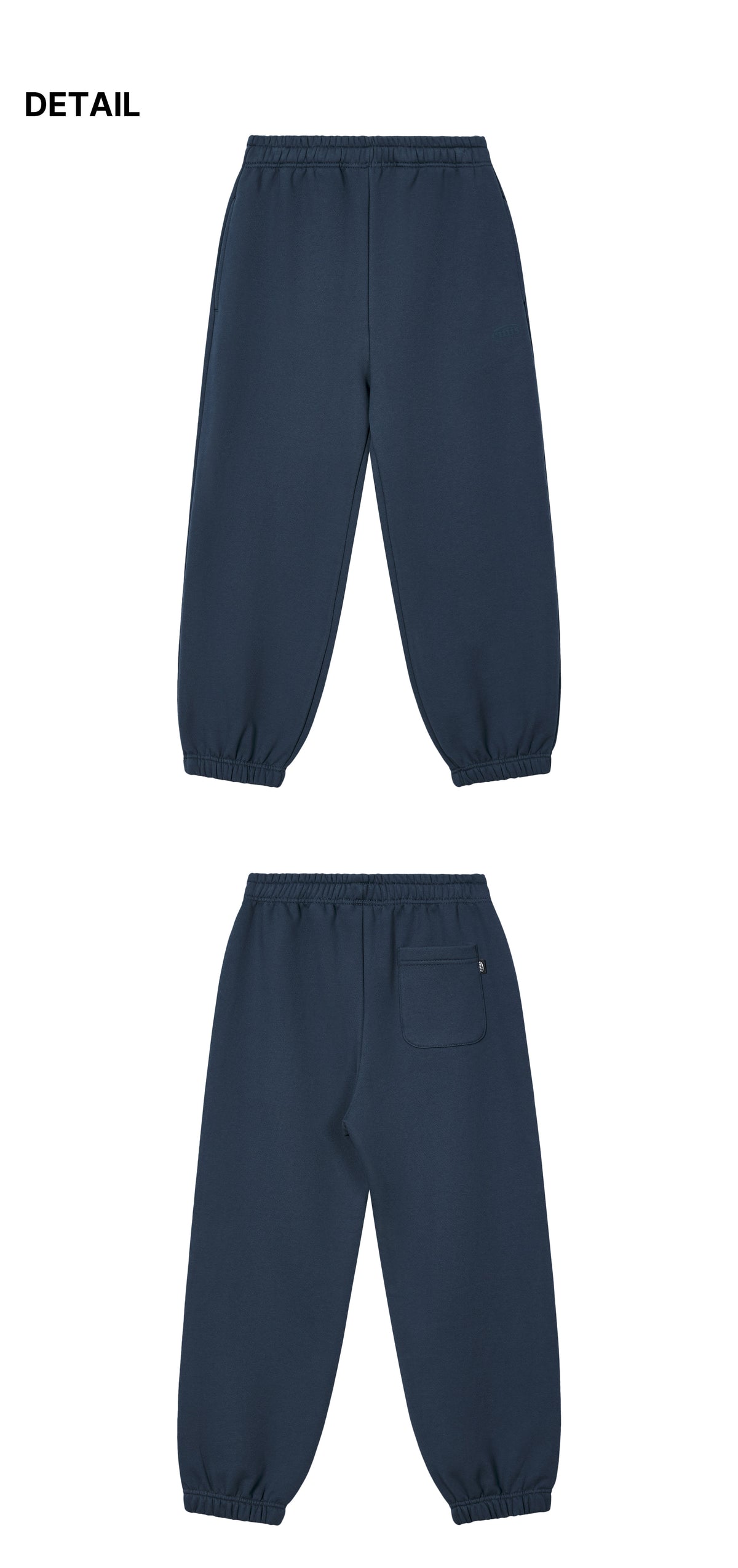 Emis Mono Logo Sweatpants-Navy