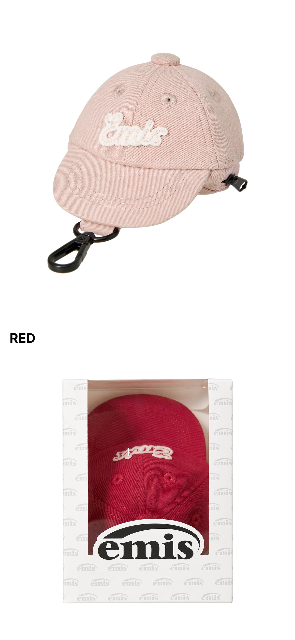 Emis Line Patch Ball Cap Pouch Keyring