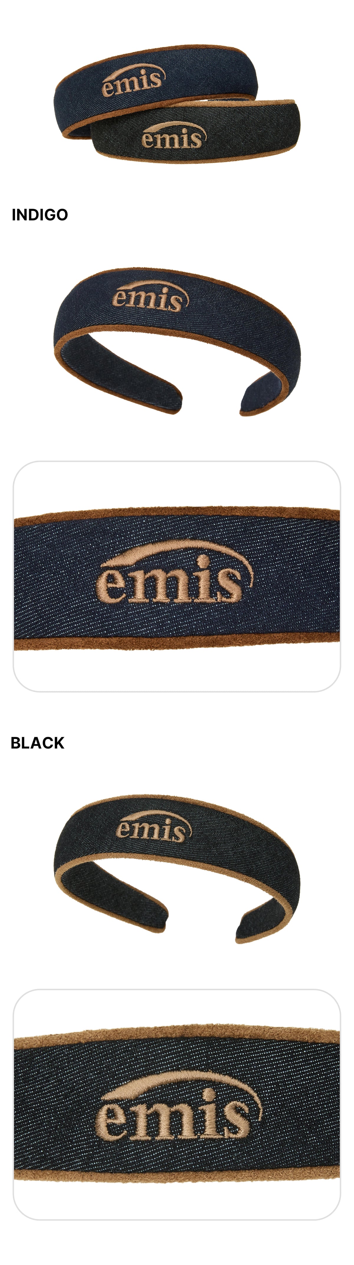 Emis Denim Hair Band