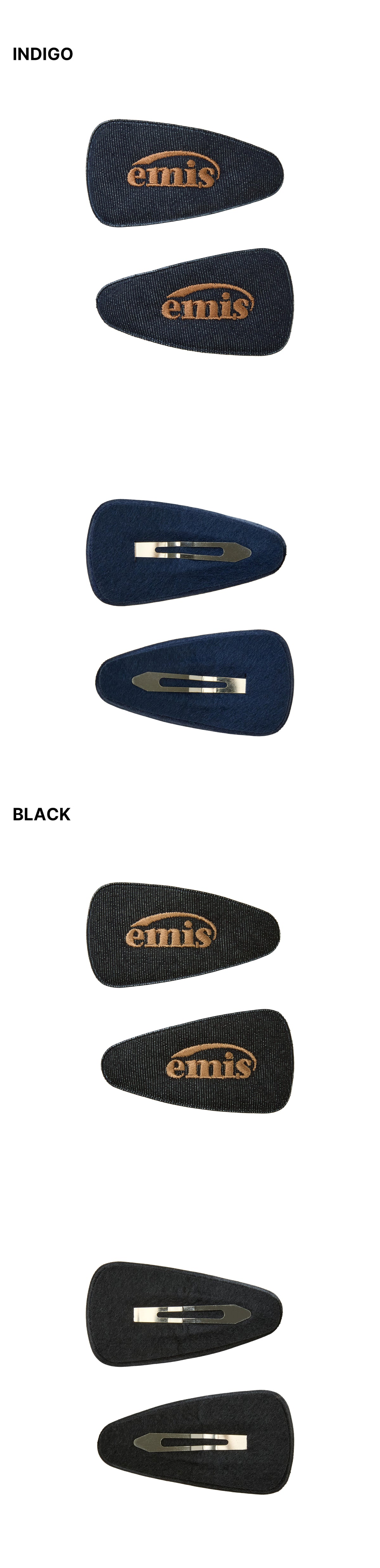 Emis Denim Hair Pin