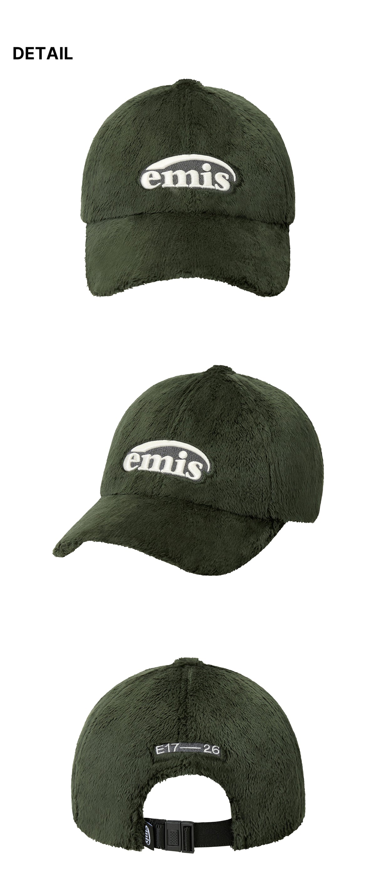 EMIS Fur Ball Cap-Deep Green