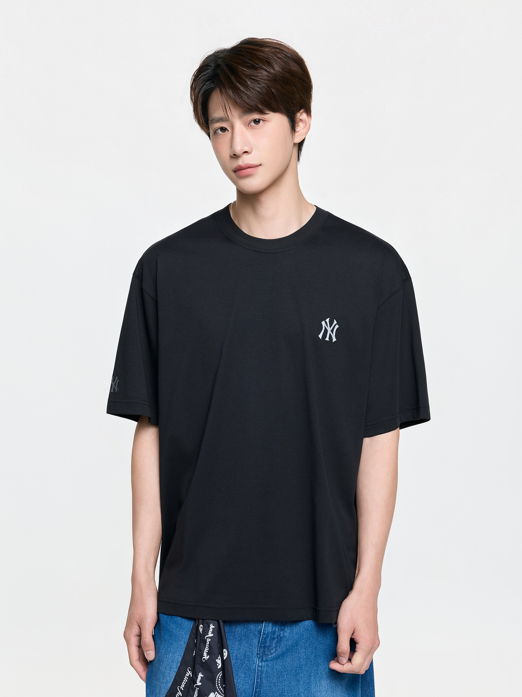 Mlb Basic Lightweight Oversized Short-Sleeve T-shirt New York Yankees
