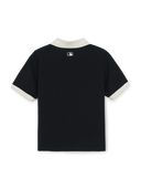 MLB Korea Women's Basic Open Collar Slim Fit Polo T-Shirts