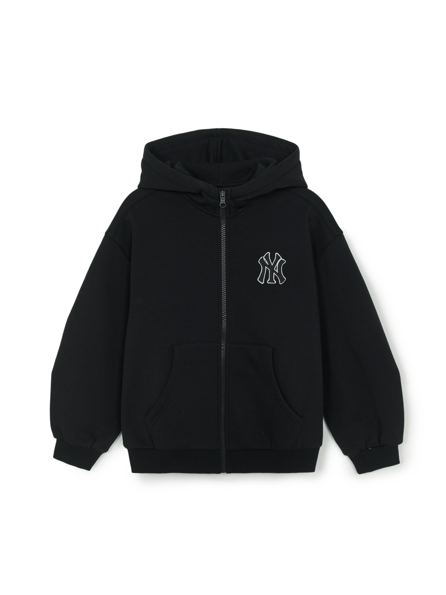 Basic Small-Logo Fleece-Lined Zip-Up Hoodie 뉴욕양키스
