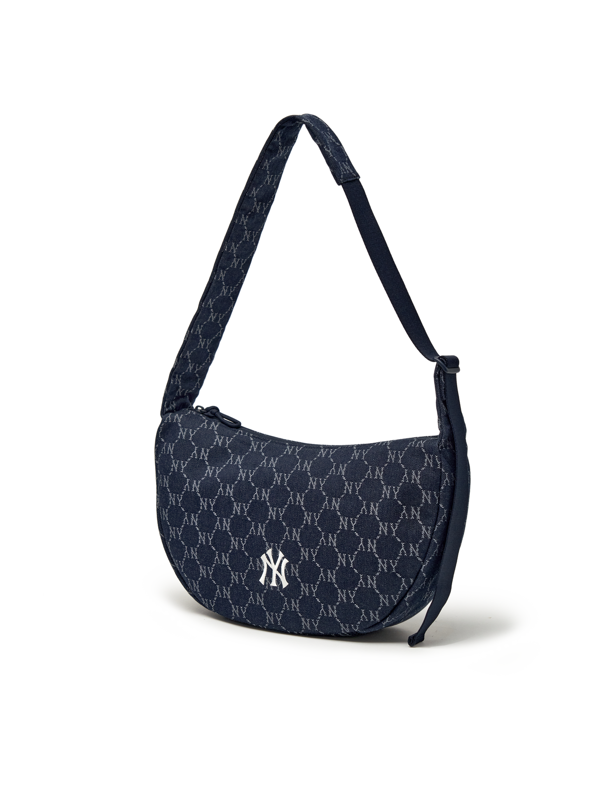 MLB Korea Dia Monogram Denim Jqd Cross Bag