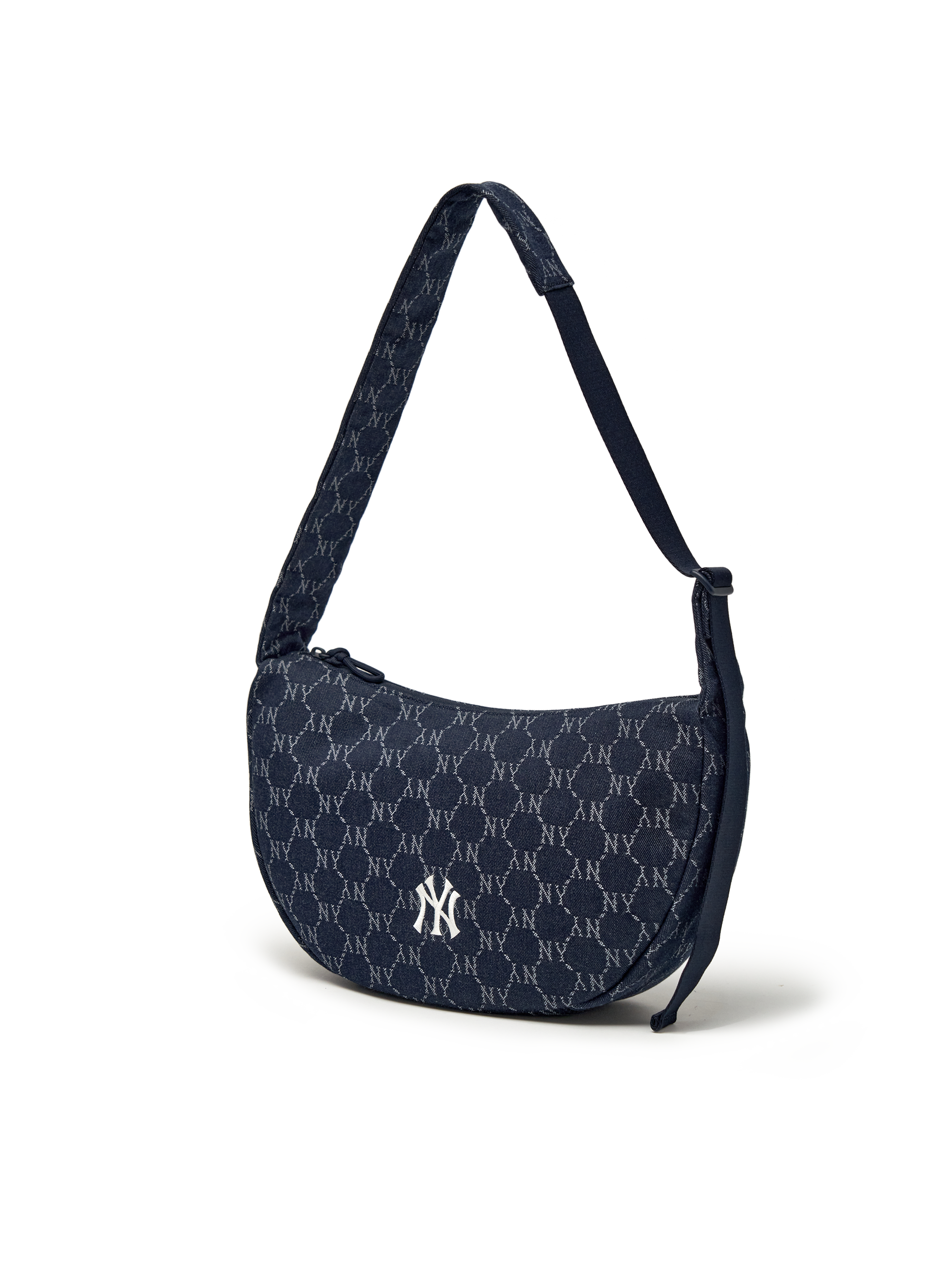 MLB Korea Dia Monogram Denim Jqd Cross Bag