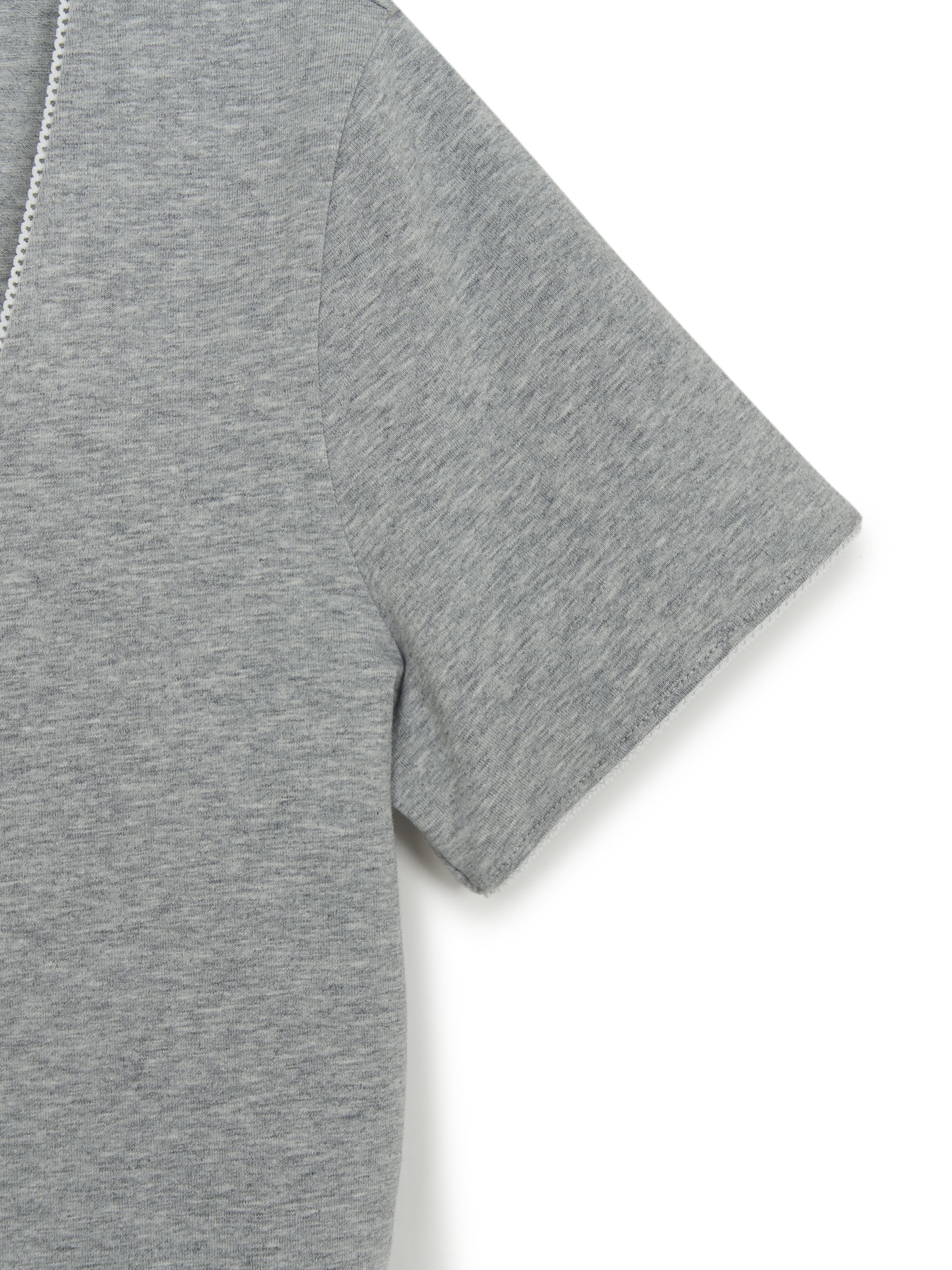 MLB Korea Women's Basic Lace Square Neck Slim Semi Crop T-shirts