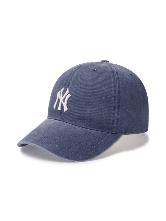 [Celebrity Worn] Basic Washed Unstructured Ballcap New York Yankees