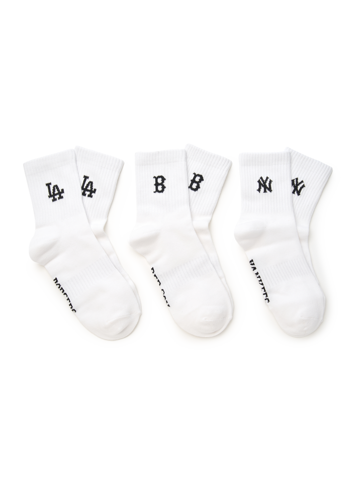 Mlb Daily Small Logo Socks 3Pairs Set