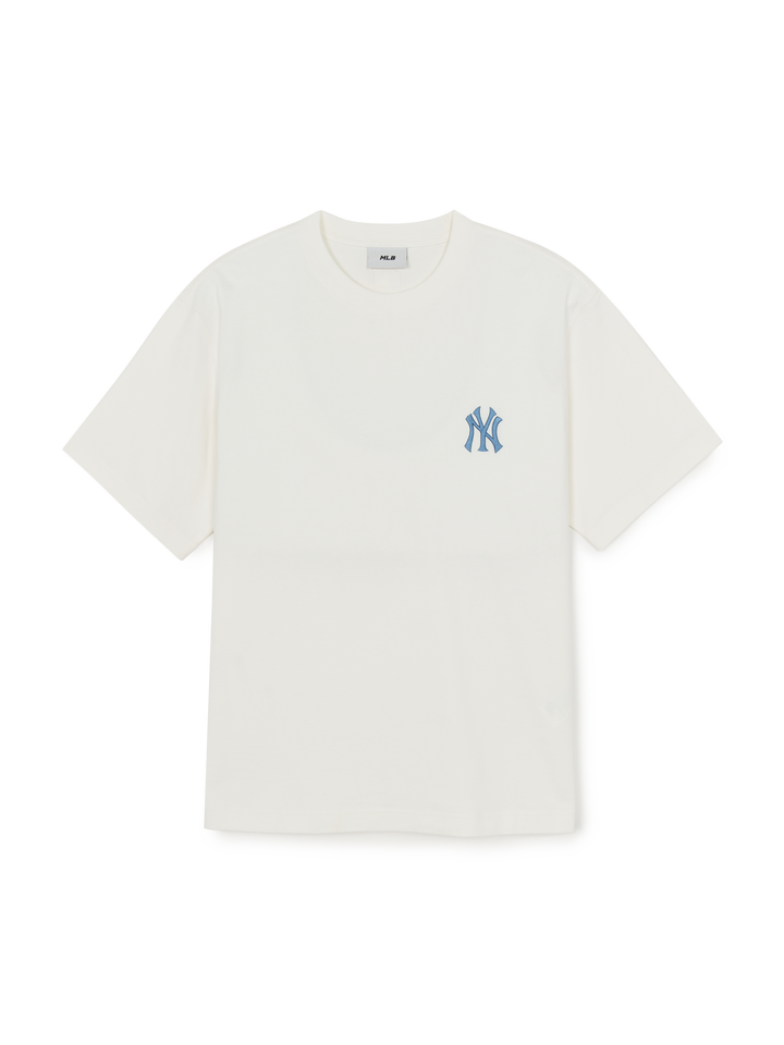 Mlb Vintage Denimlike Monogram Big Lux Over Fit T-shirt