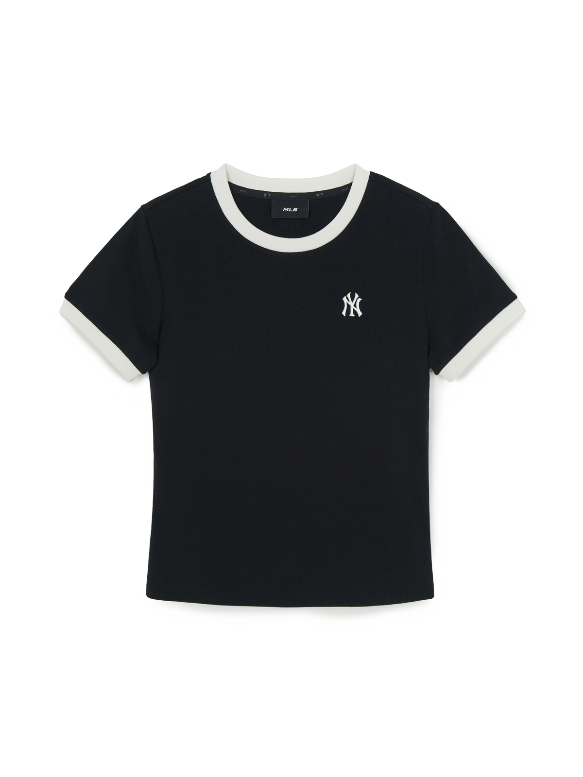 MLB Korea Women's Basic Small Logo Ringer T-shirts