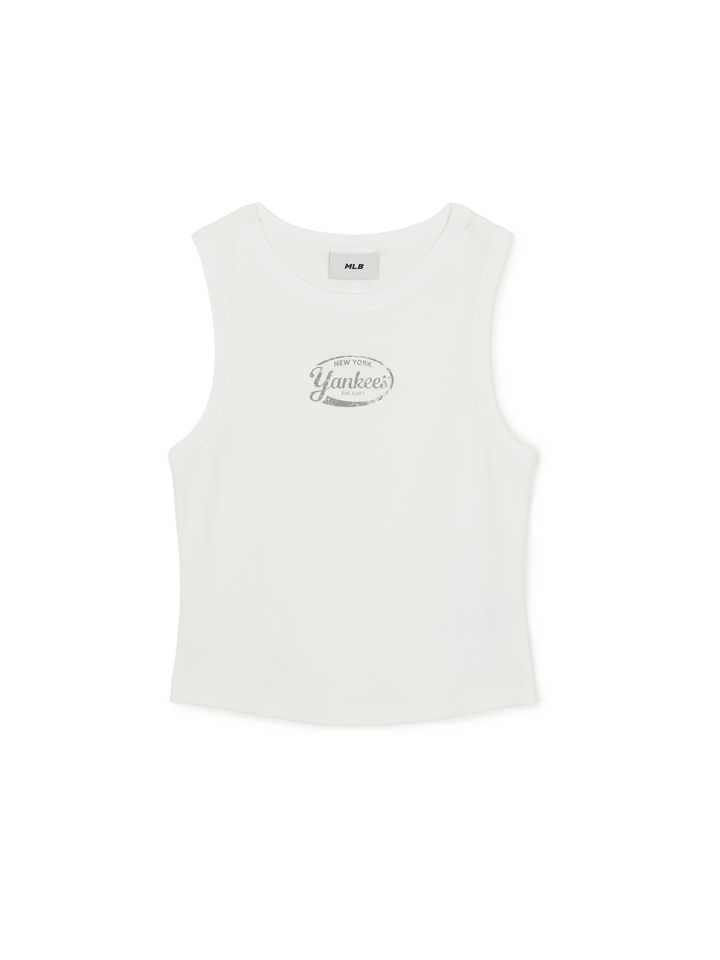 Mlb Women's Vintage Slim Ribbed Sleeveless T-Shirts