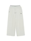 MLB Korea Women's Basic Double Waisted Semi Wide Hip Pants