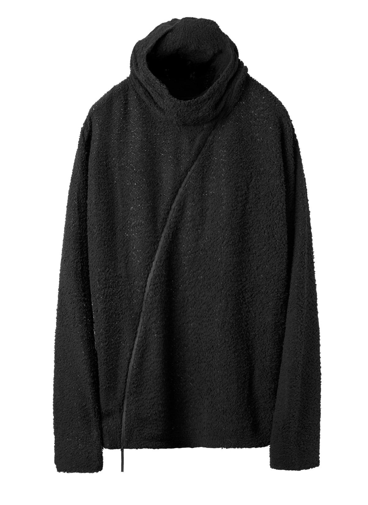 Post_Archive_Faction Curved Fleece Hoodie