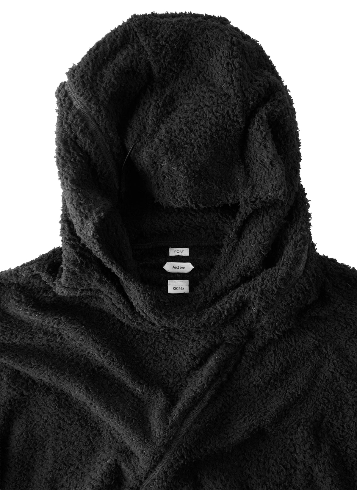 Post_Archive_Faction Curved Fleece Hoodie