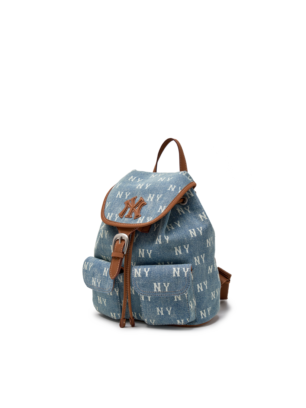 MLB Korea Classic Monogram Vintage Denim Backpack