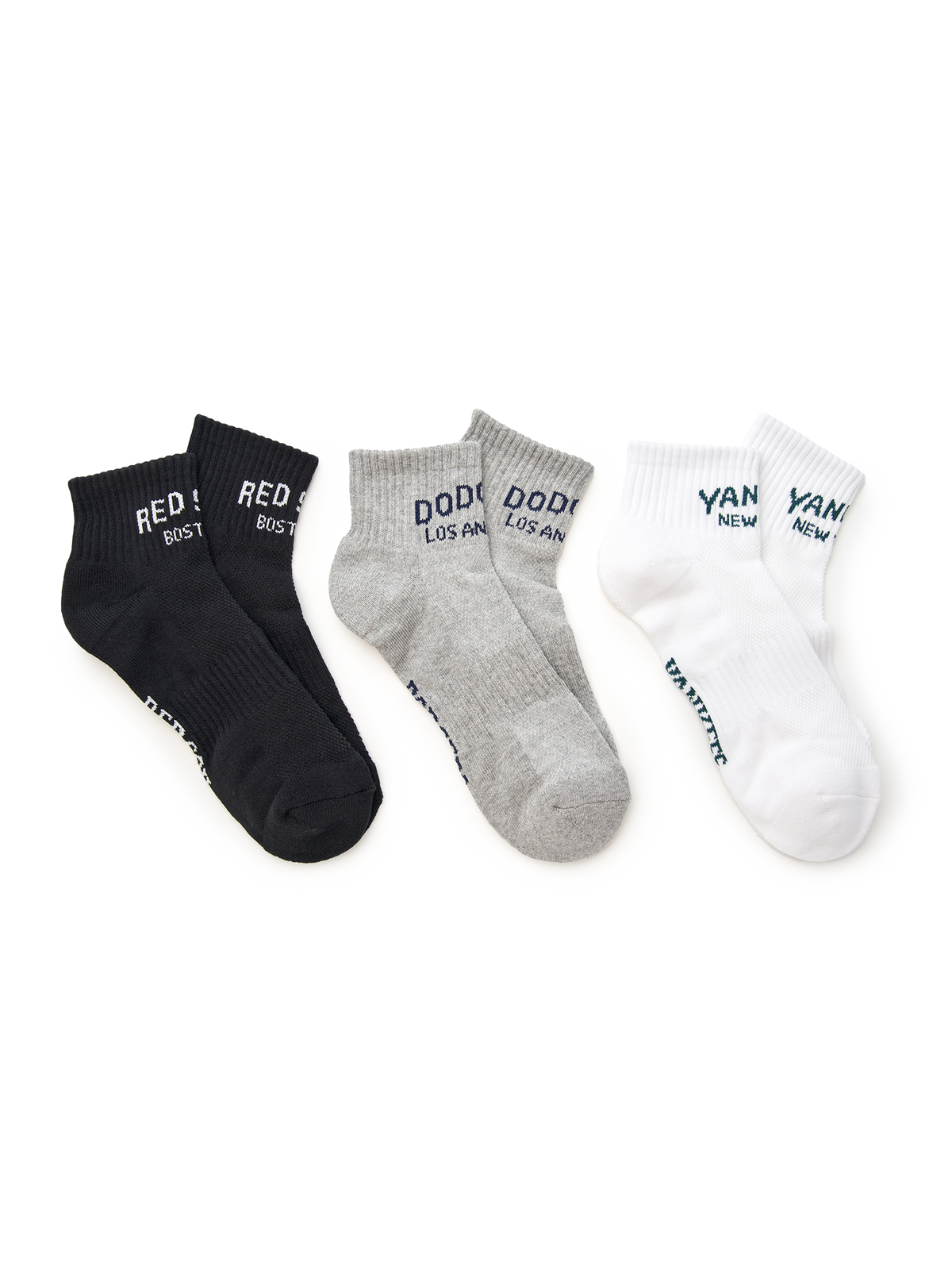 Mlb Sportive Varsity Short Socks 3pairs Set
