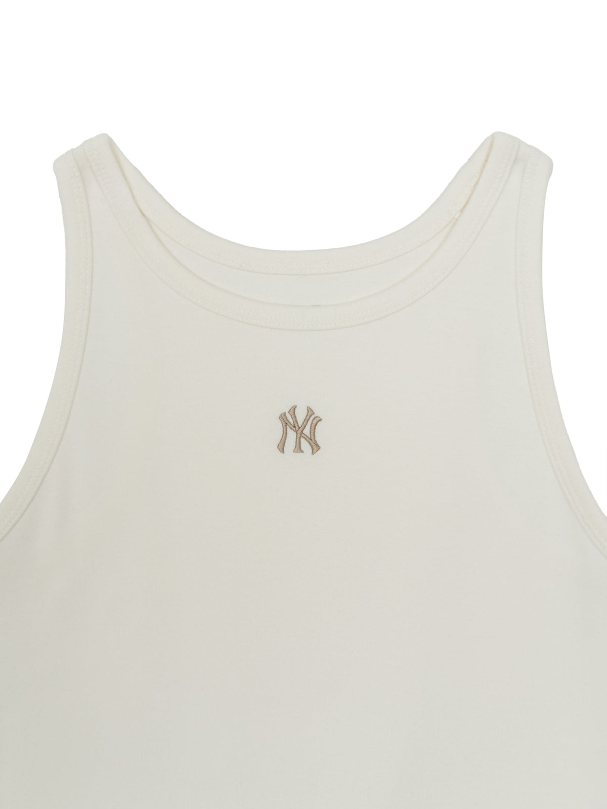 MLB Women's Basic Small Logo Slim Crop Sleeveless T-shirts