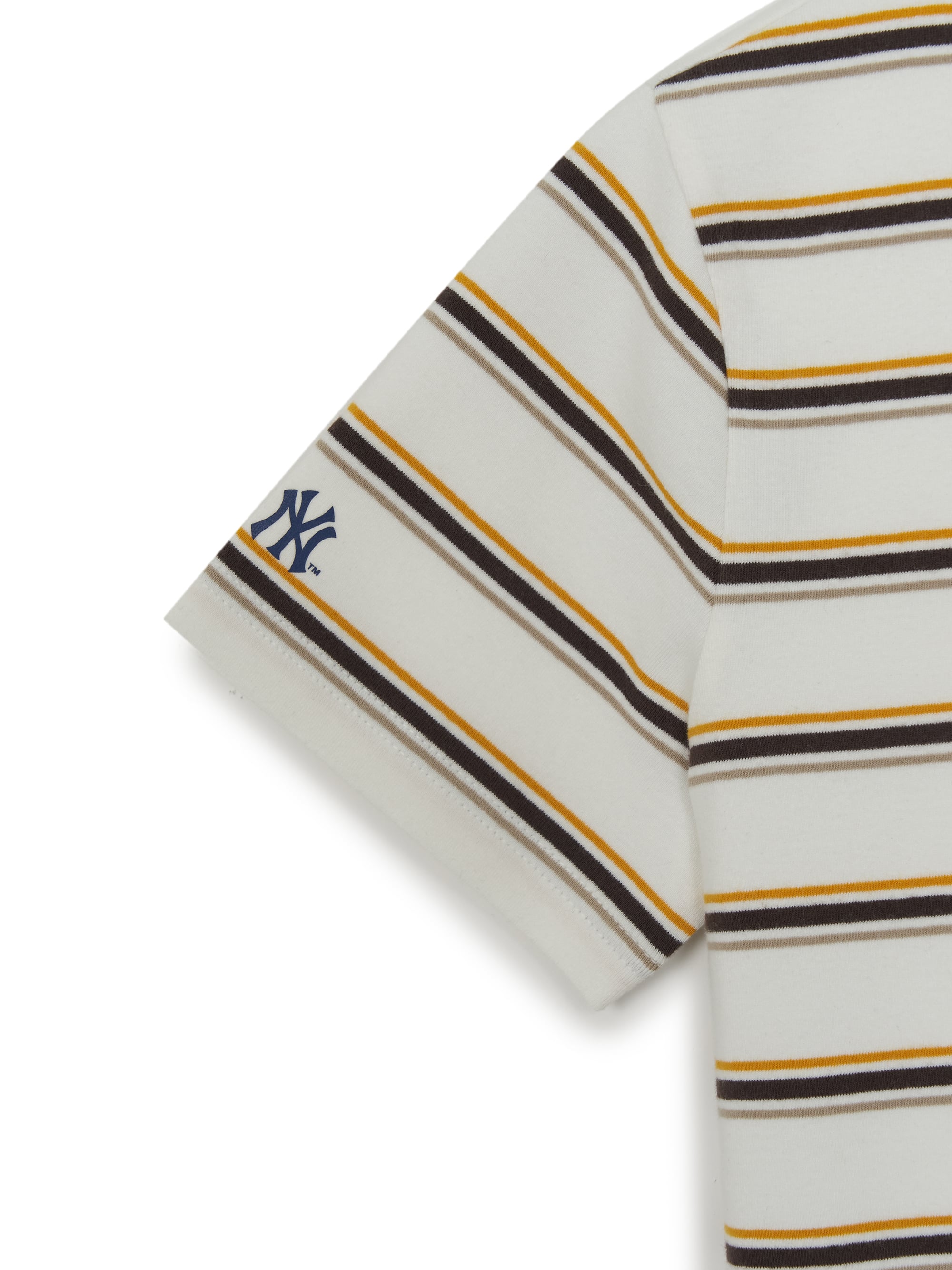 MLB Korea Women's Sportive Stripe Crop T-Shirts