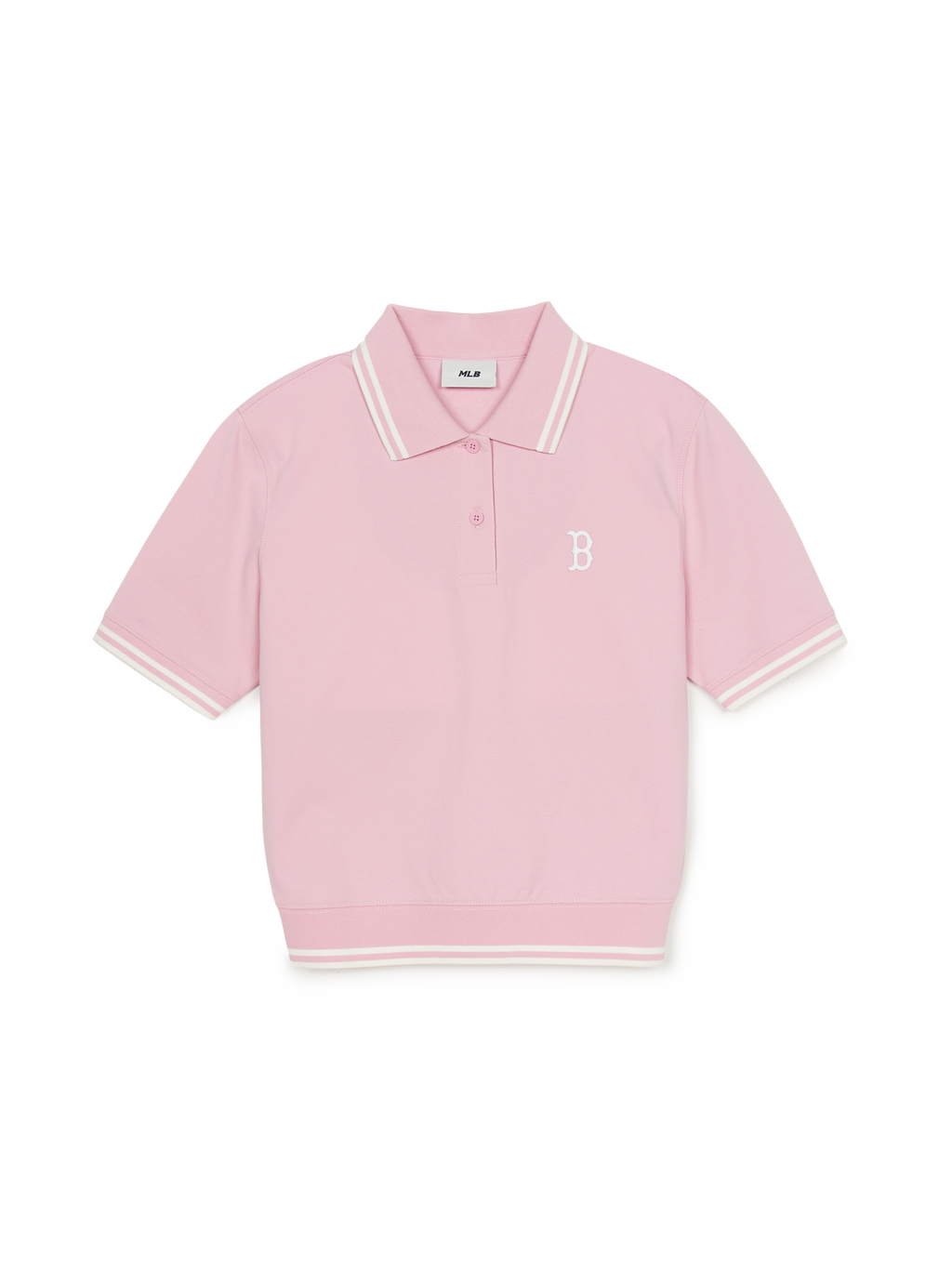 [mlb korea] Women's Basic Crop Polo T-shirt