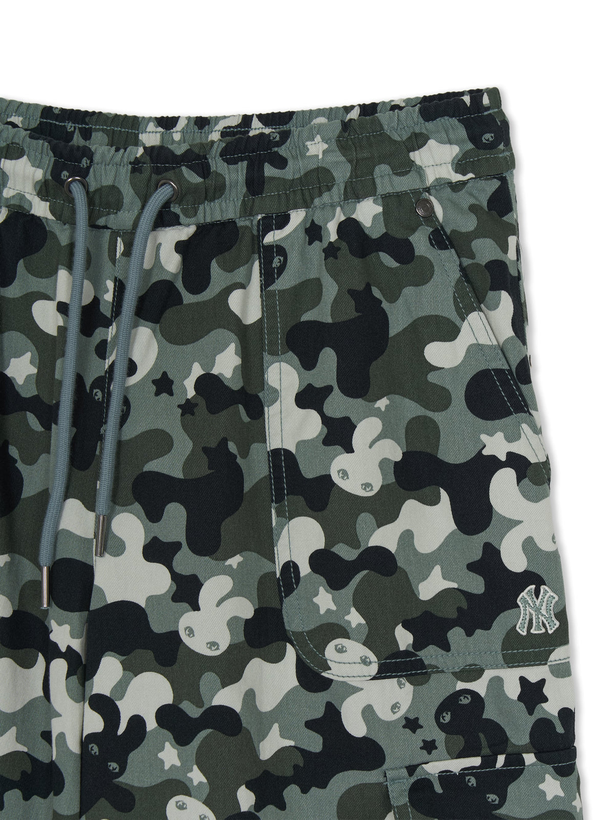Mlb Women's Camo Low Rise Cotton Cargo Wide Pants