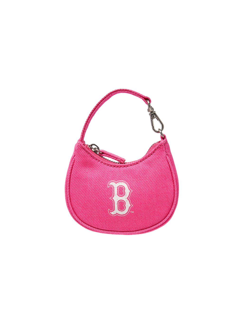 MLB Korea Basic Denim Mini Bag Keyring