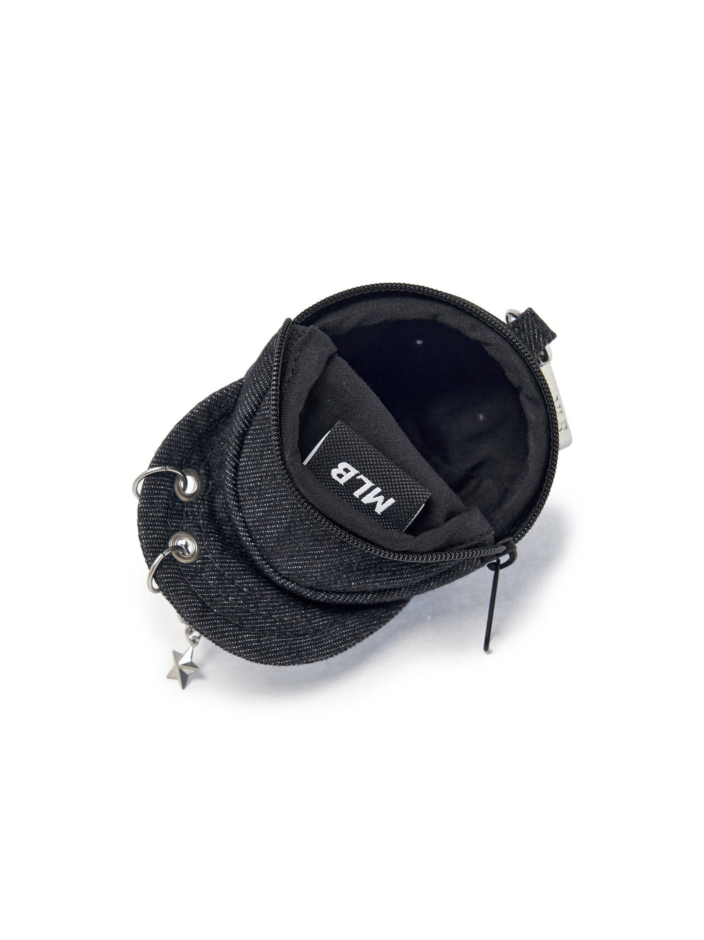 MLB Korea Basic Denim Point Ballcap Pouch Keyring