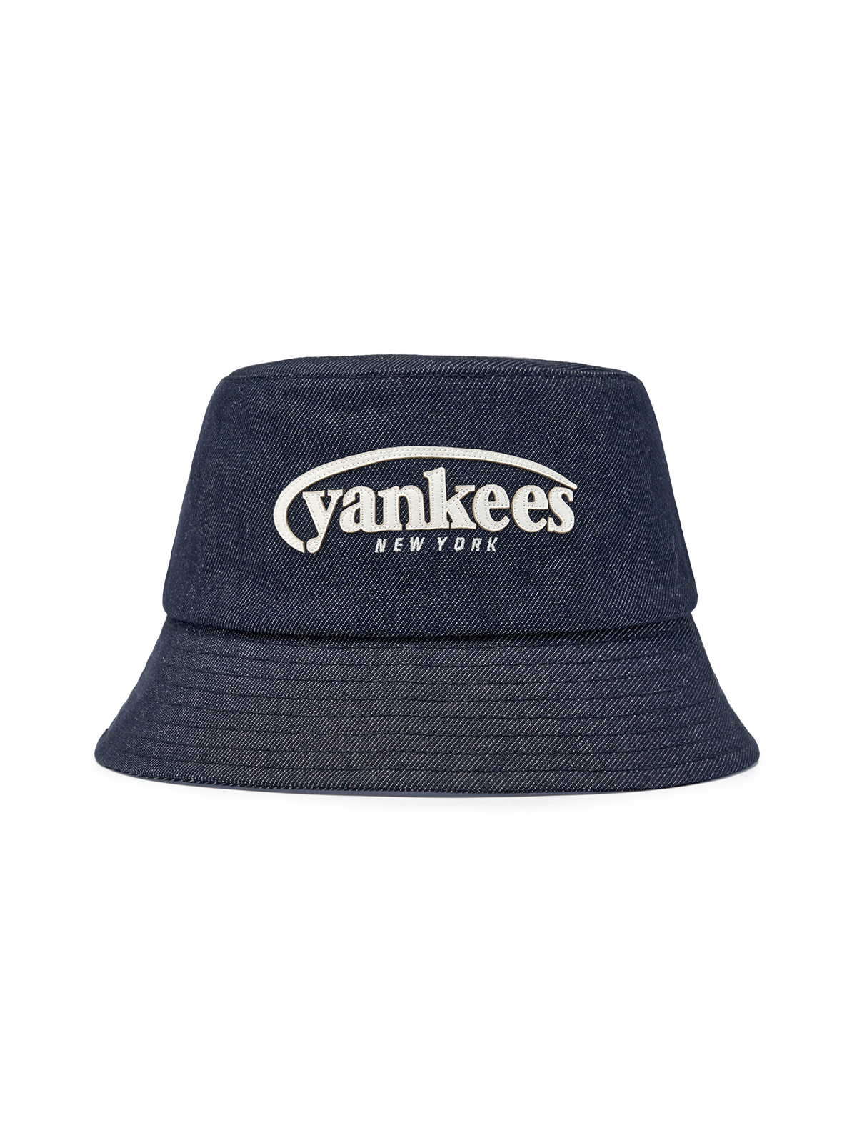 Mlb Vintage Denim Curve Logo Bucket Hat