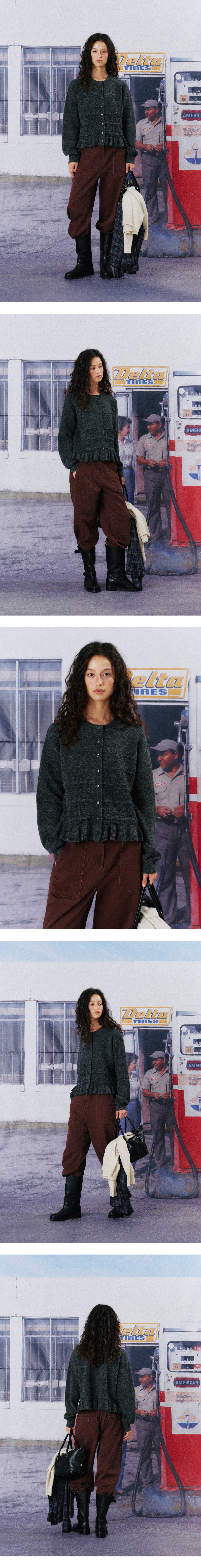 Mango Maniplease Fade Fatigue Pants Brown