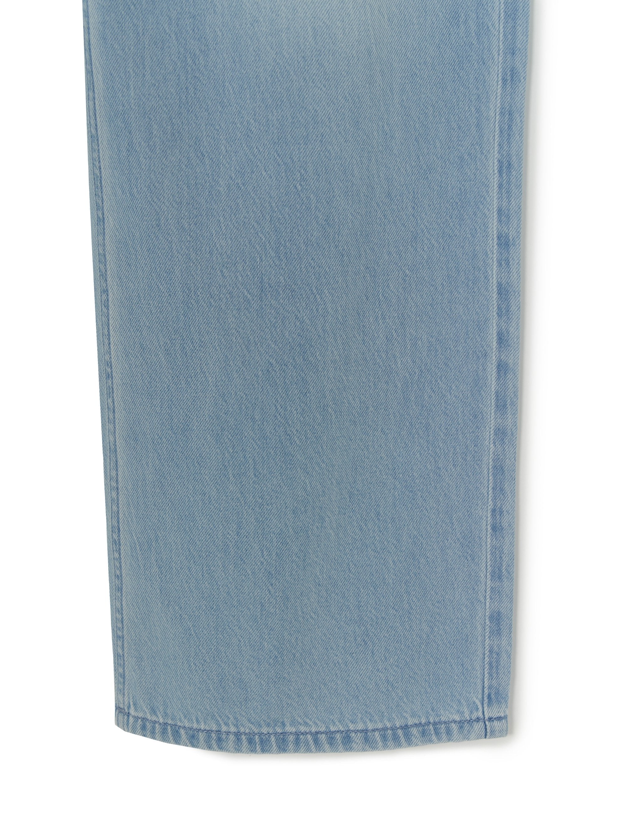 [mlb korea] Women's Basic Small Logo Summer Tencel Wide Denim Pants