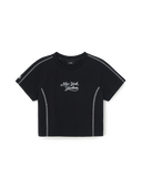 Mlb Women's Sportive Track Crop T-Shirt