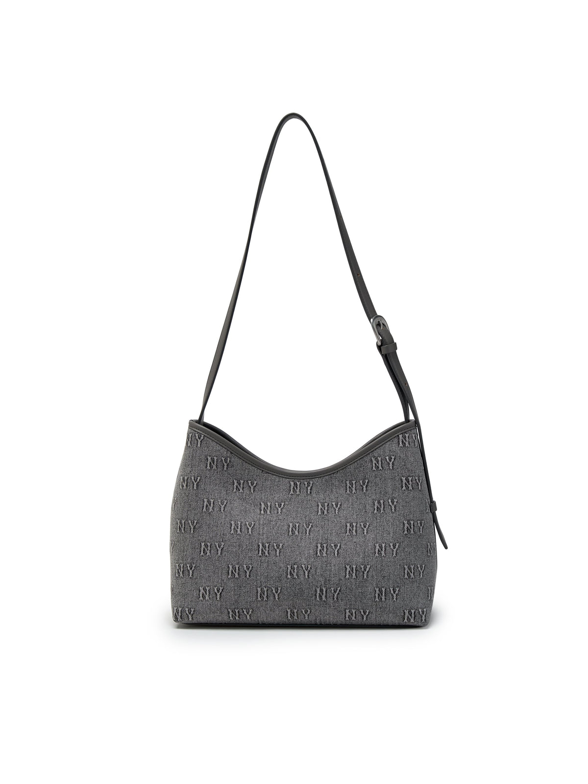Mlb Classic Monogram Denim Embo Bucket Bag