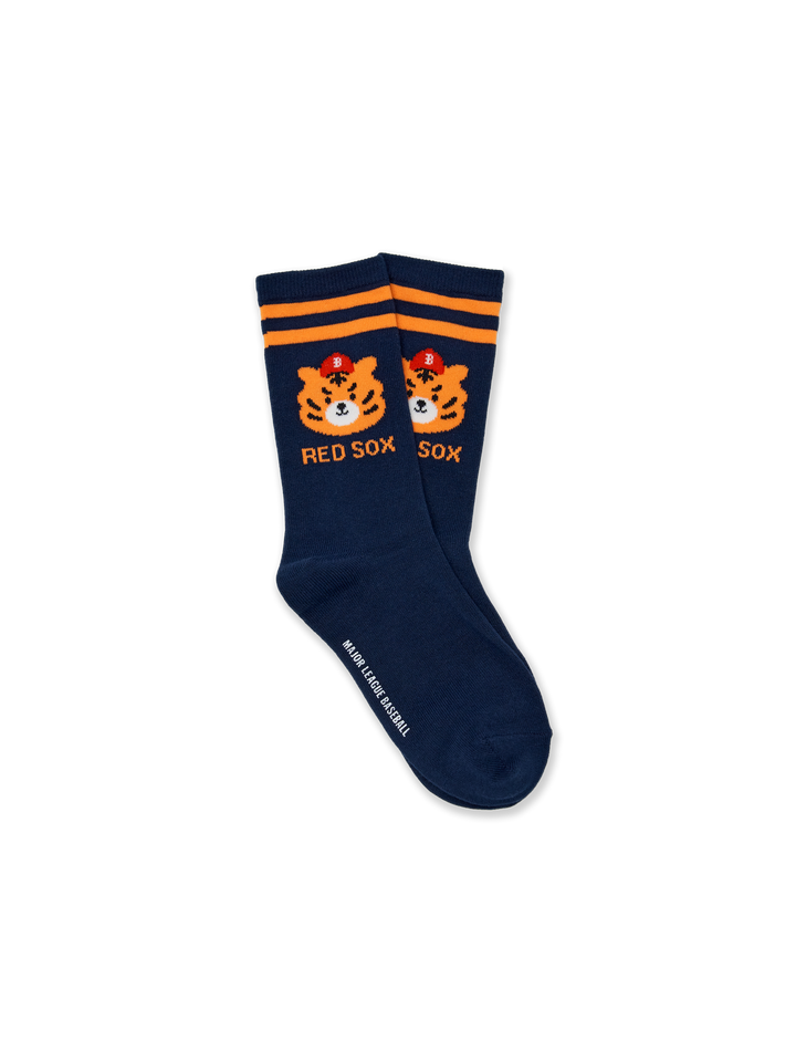 Mlb Megabear Friends Crew Socks Boston Red Sox