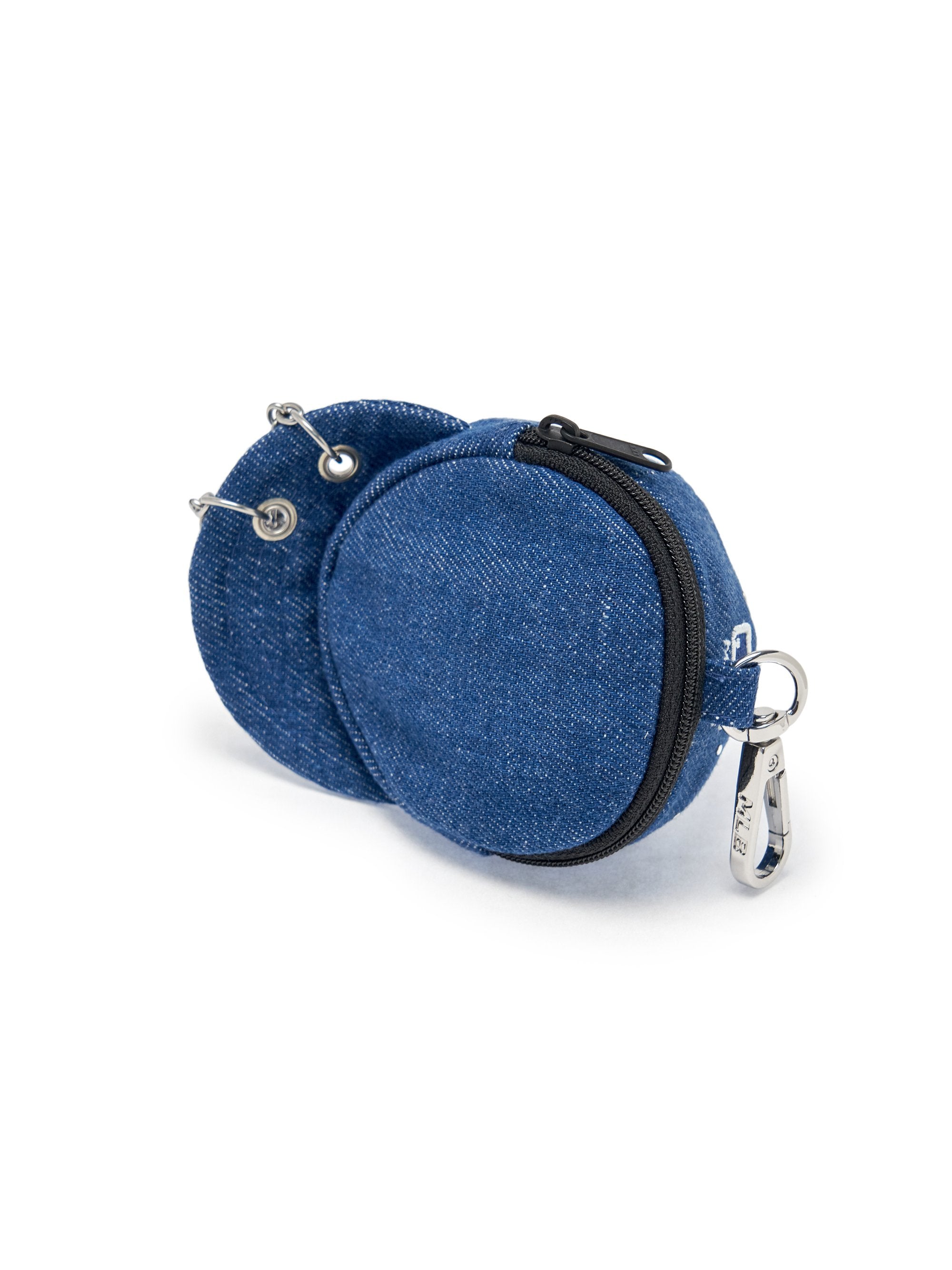 MLB Korea Basic Denim Point Ballcap Pouch Keyring