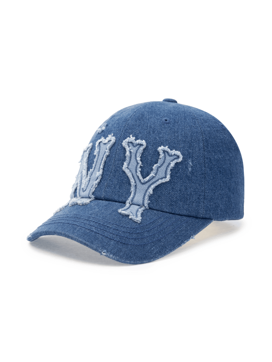 [25S New] Denim Coopers Unstructured Ballcap New York Yankees