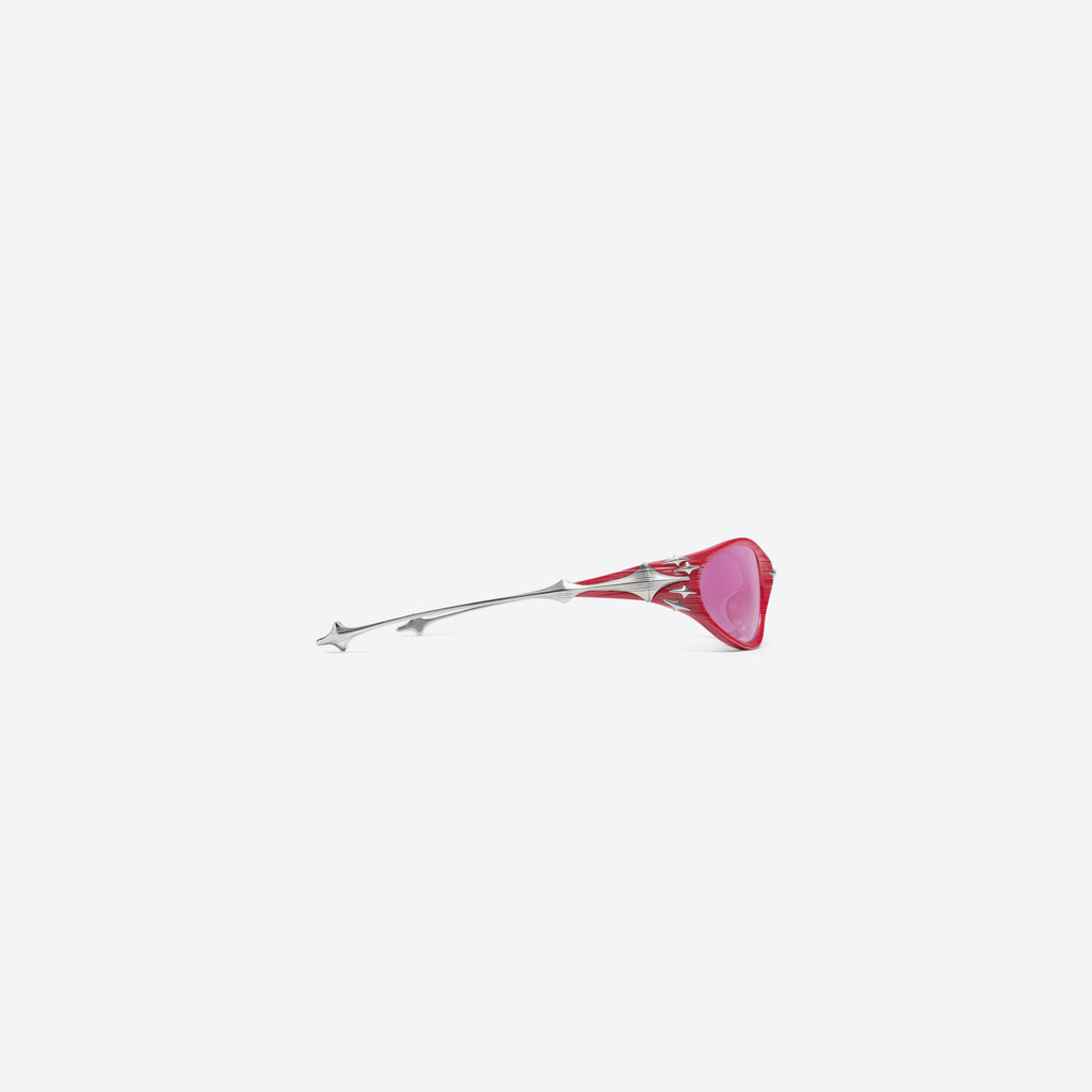Gentle Monster Ex Sr3 red sunglasses, a premium Korean designer fashion accessory