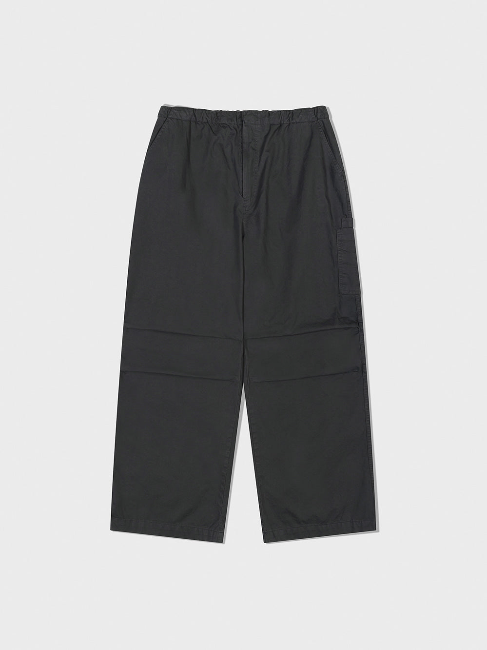 Low Classic Washed Cotton Cargo Pants Charcoal