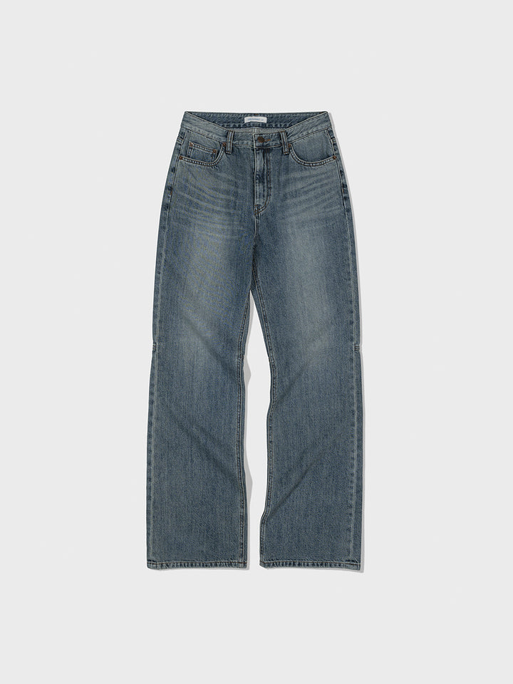 Low Classic Slim Boot-Cut Jeans Light Blue