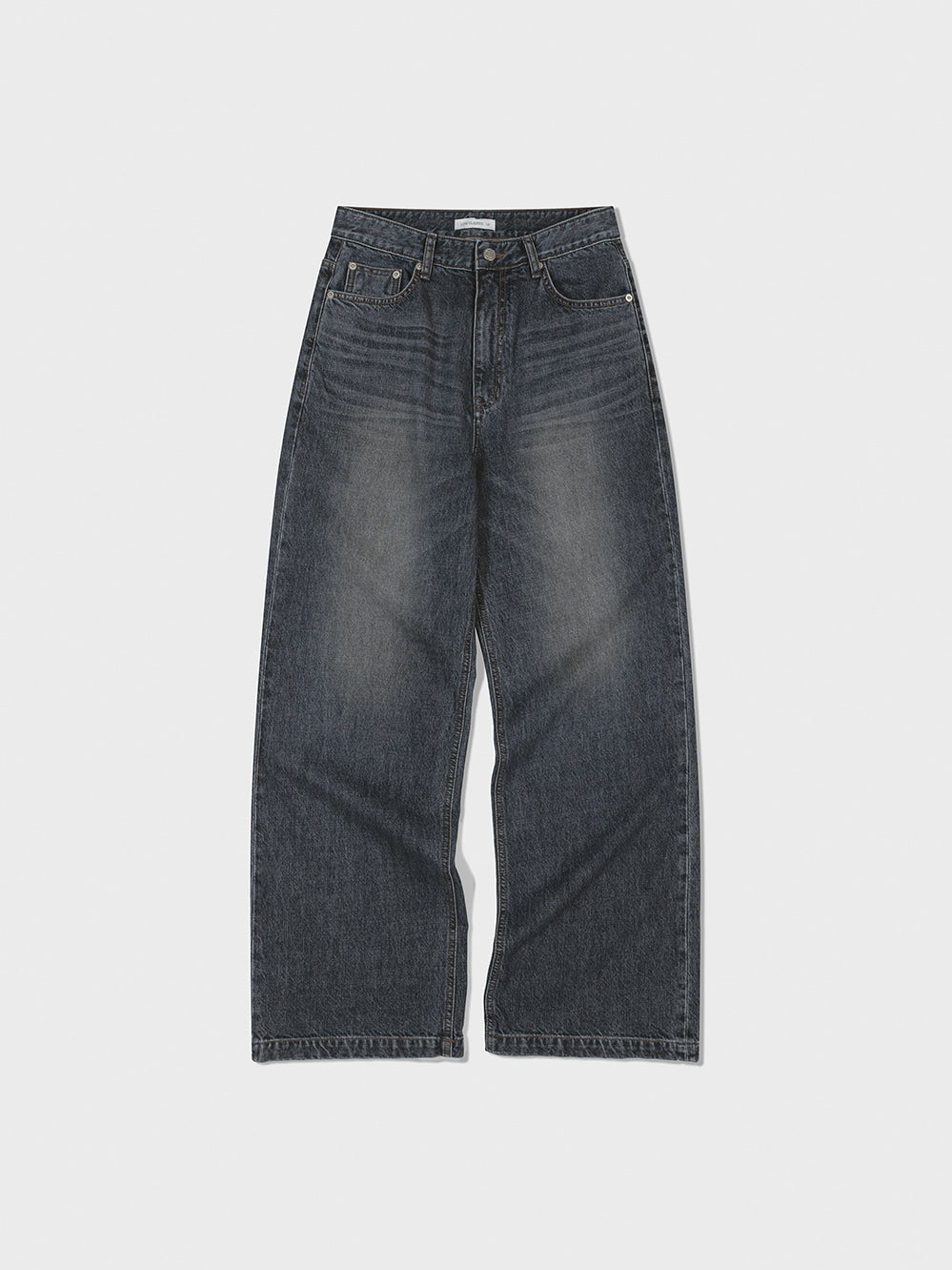 Low Classic Loose-Fit Jeans - Grey Blue