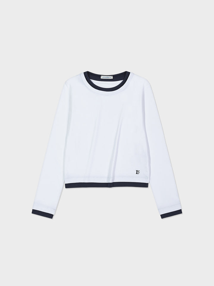 Low Classic Organic Silket Layered T-Shirt White