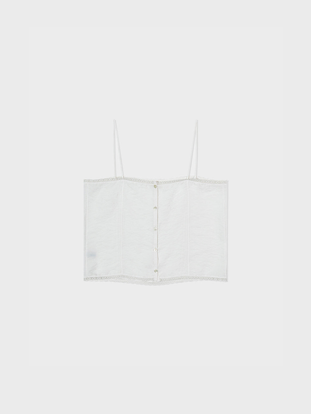 [Low Classic] Silky Lace Camisole_White