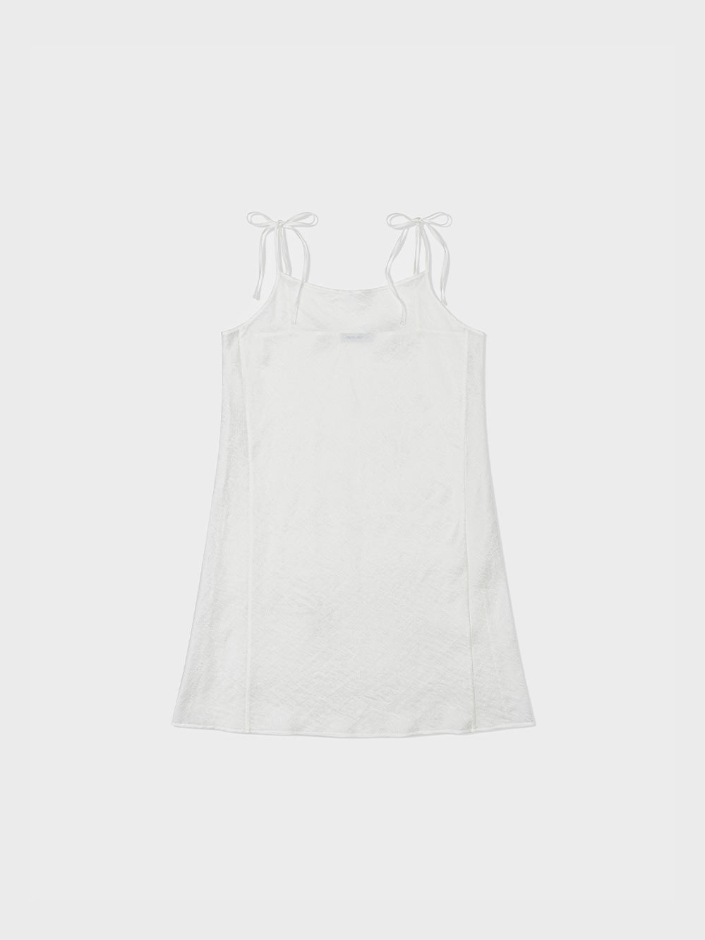 [Low Classic] Silky Floral Layered Dress_Off White